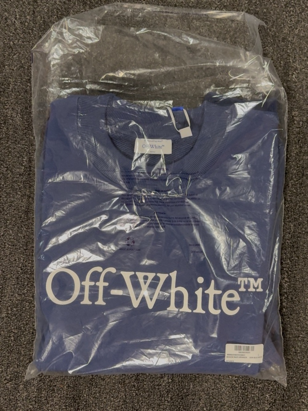 Off-White Men’s bookish skate crewneck